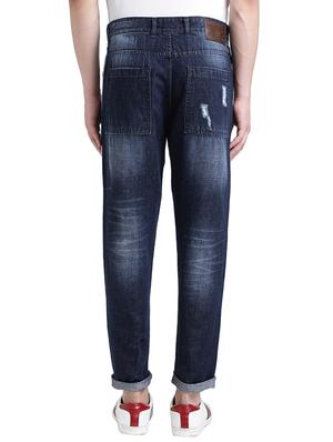 blue cotton blend ripped jeans - 15843145 - Standard Image - 3