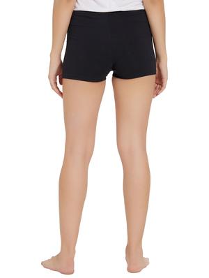 mid rise solid sleepwear shorts - 15843878 - Standard Image - 3