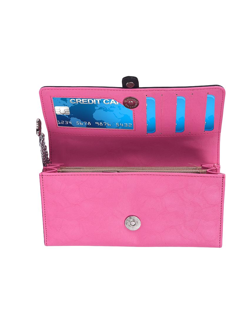 pink leatherette (pu wallet - 15843922 - Zoom Image - 3