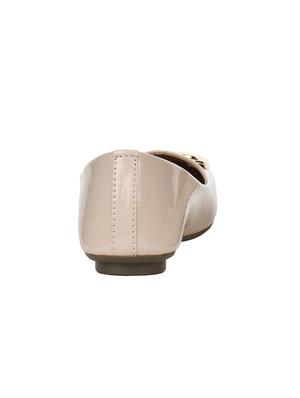 beige slip on ballerinas - 15846399 - Standard Image - 3