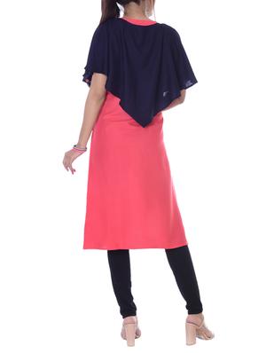 Embroidered a-line kurta - 15849107 - Standard Image - 3