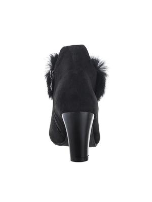 black ankle slip on boots - 15851466 - Standard Image - 3
