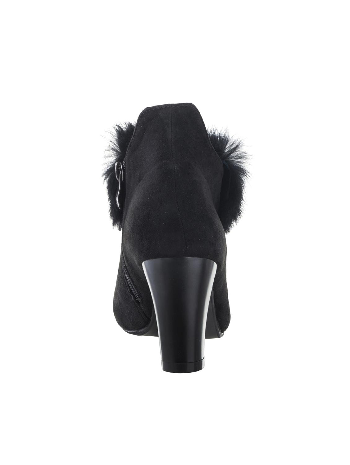 black ankle slip on boots - 15851466 - Zoom Image - 3