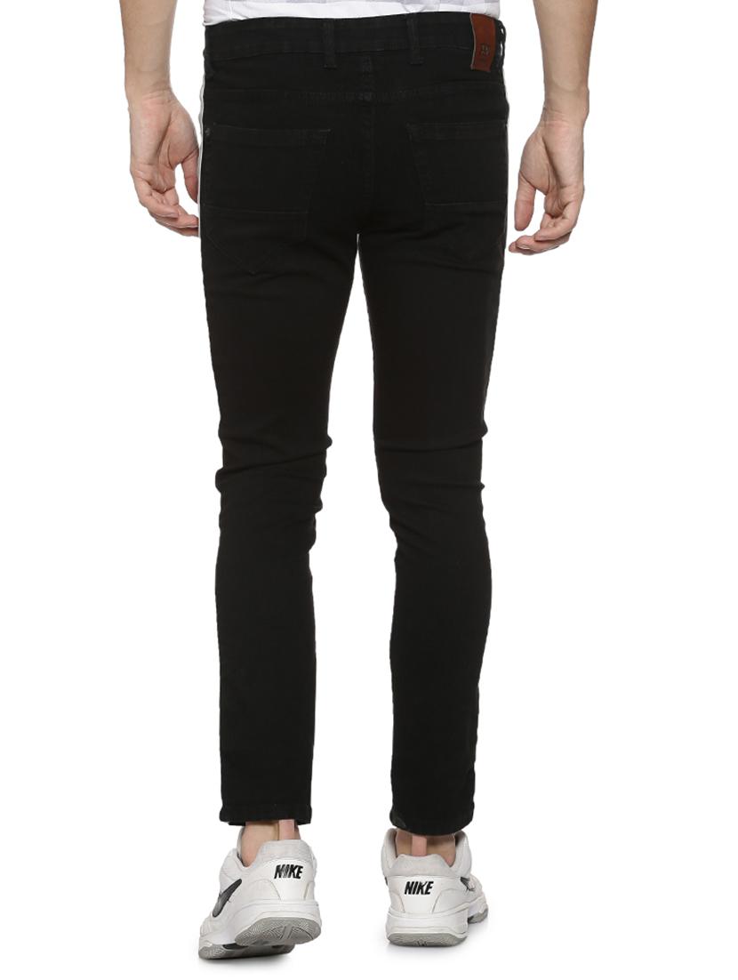 black denim plain jeans - 15852022 - Zoom Image - 3