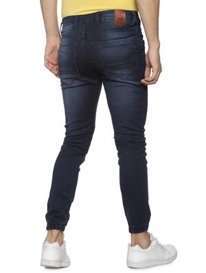 dark blue denim jogger - 15852026 - Standard Image - 3