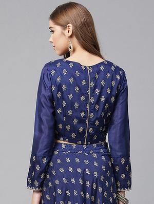 foil printed blouse - 15852430 - Standard Image - 3