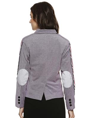 elbow patch side taped blazer - 15854323 - Standard Image - 3