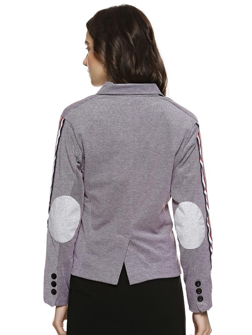elbow patch side taped blazer - 15854323 - Zoom Image - 3