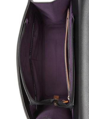 black leatherette (pu) fashion backpack - 15854348 - Standard Image - 3