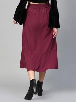 tie-knot waist front slit skirt - 15856074 - Standard Image - 3