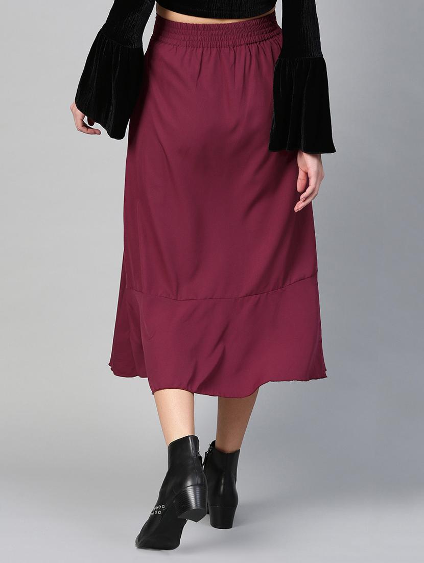 tie-knot waist front slit skirt - 15856074 - Zoom Image - 3