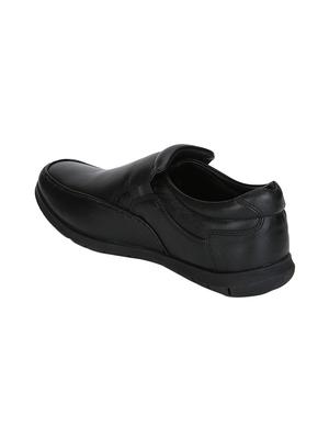black leather slipons - 15856118 - Standard Image - 3