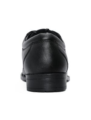 black leather laceup derbies - 15856133 - Standard Image - 3