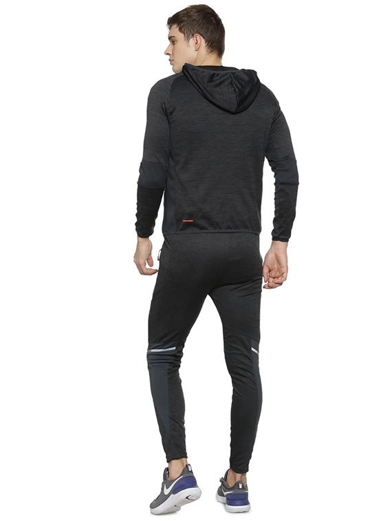 black polyester full length track suit - 15856226 - Zoom Image - 3
