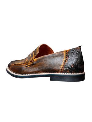 tan slip on casual shoes - 15857299 - Standard Image - 3
