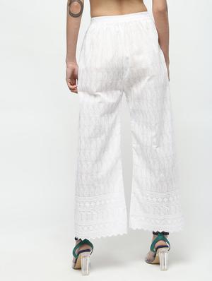 high rise paisley palazzo - 15857713 - Standard Image - 3