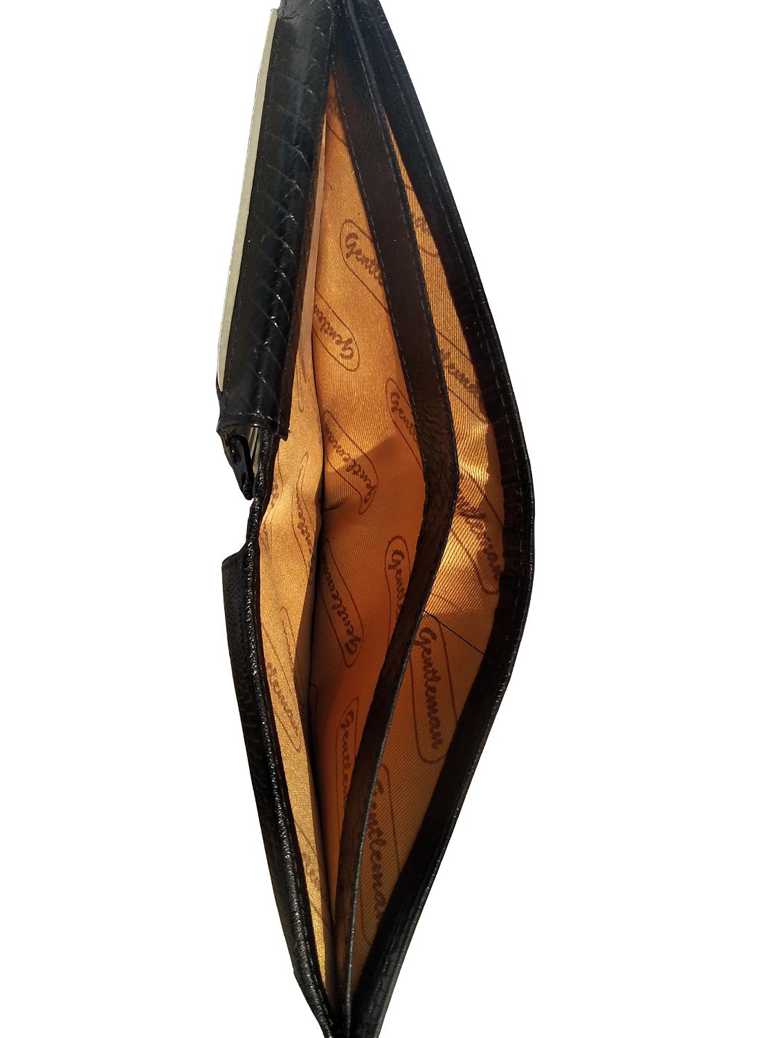 black leather wallet - 15858189 - Zoom Image - 3