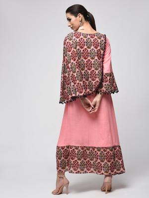 Sleeve panel pom pom detail kurta - 15858443 - Standard Image - 3