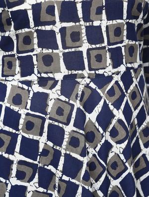 batik printed flared kurta - 15858544 - Standard Image - 6
