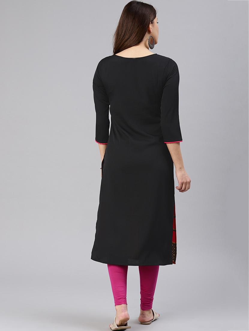 Straight printed kurta - 15858891 - Zoom Image - 3
