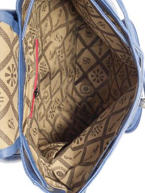 blue leatherette (pu) fashion backpack - 15859026 - Standard Image - 3