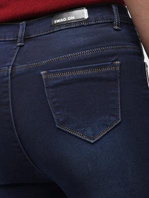 stone washed side taping jeans - 15859298 - Standard Image - 6
