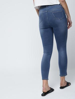 side taping skinny jeans - 15859315 - Standard Image - 3