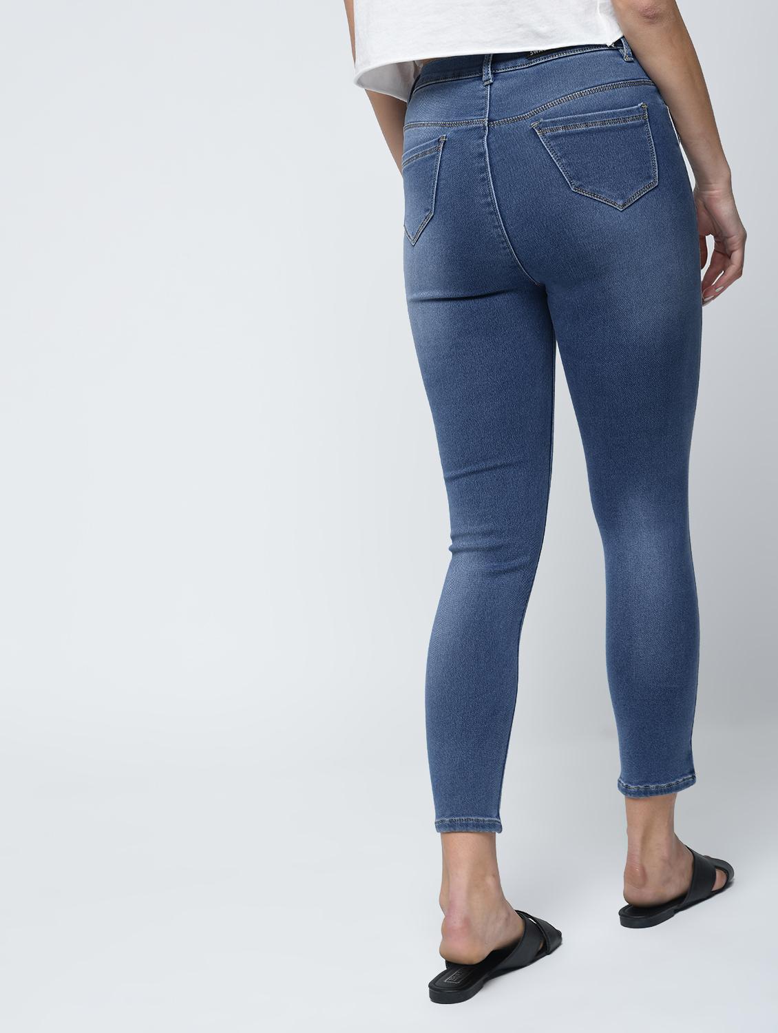side taping skinny jeans - 15859315 - Zoom Image - 3