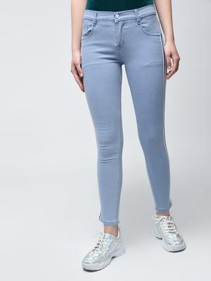 side striped skinny jeans - 15859326 - Standard Image - 3