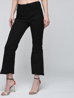 high waist boot cut jeans - 15859328 - Standard Image - 3