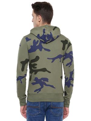 green camouflage print sweatshirt - 15862123 - Standard Image - 3