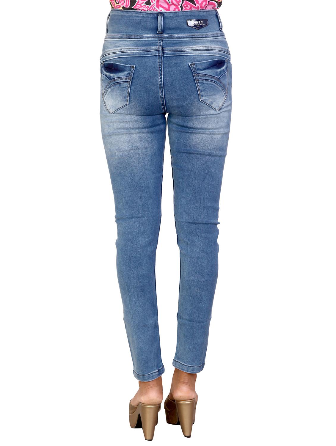 button-up distressed slim fit jeans - 15863664 - Zoom Image - 3