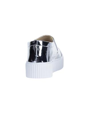 silver plimsolls casual shoes - 15864140 - Standard Image - 3