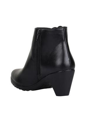 black ankle zipper boots - 15864646 - Standard Image - 3