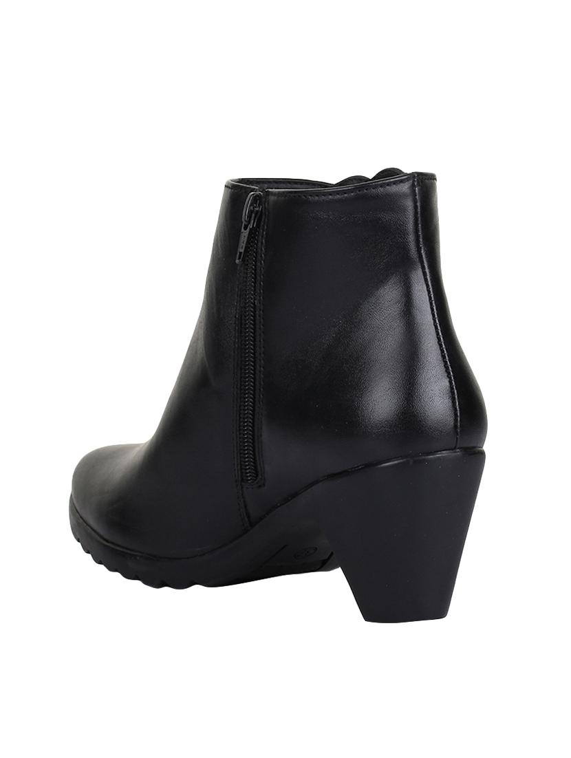 black ankle zipper boots - 15864646 - Zoom Image - 3