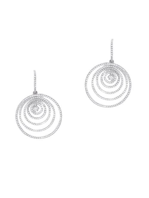 silver brass hoop earring - 15865858 - Standard Image - 1