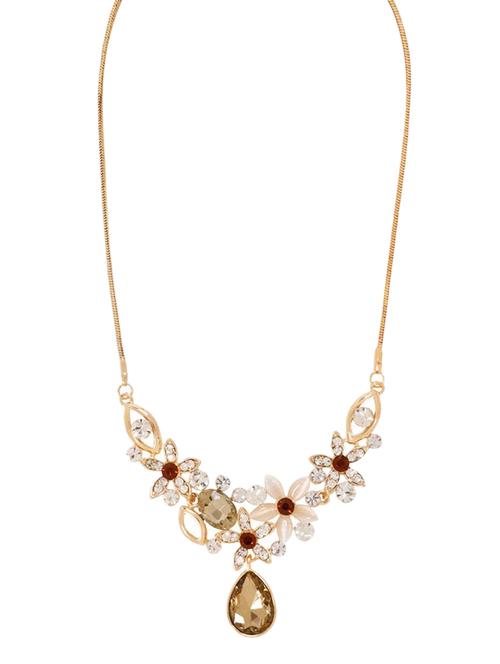 gold metal other necklace - 15865970 - Standard Image - 1