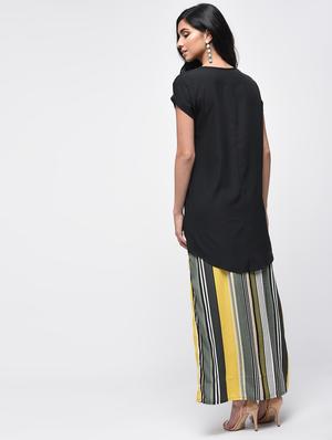 short sleeved high low tunic - 15866270 - Standard Image - 3