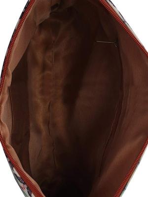multi colored canvas printed sling bag - 15866890 - Standard Image - 3