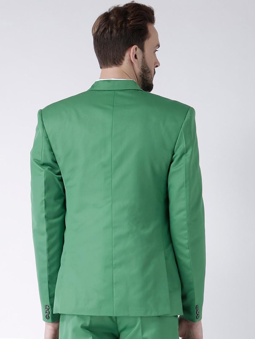 green polyester formal blazer - 15867781 - Zoom Image - 3