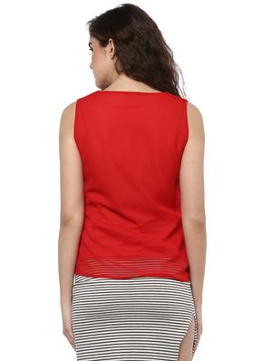 front overlap layered top - 15867988 - Standard Image - 3