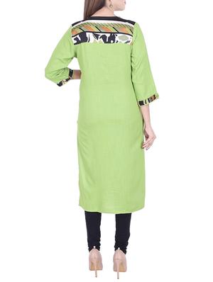 Printed straight kurta - 15868282 - Standard Image - 3