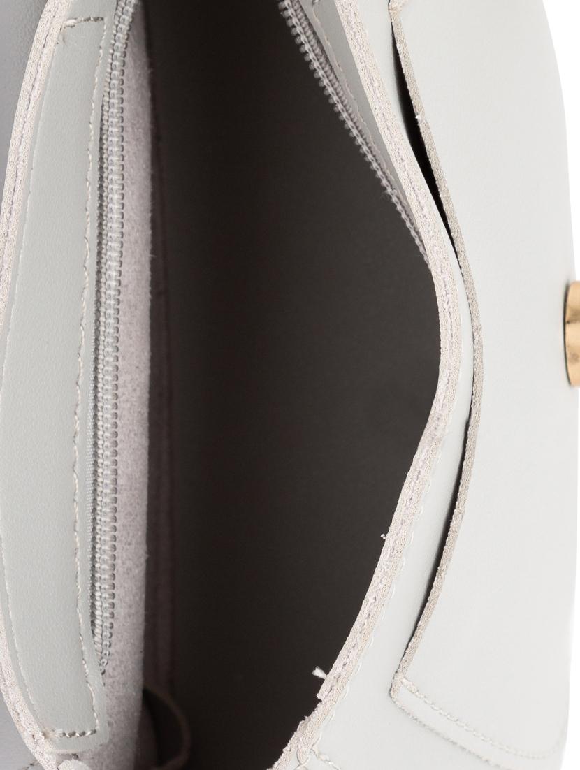 white leatherette (pu) regular sling bag - 15869015 - Zoom Image - 3