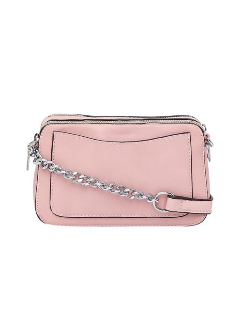 pink leatherette (pu) regular sling bag - 15869022 - Very Small Image - 1