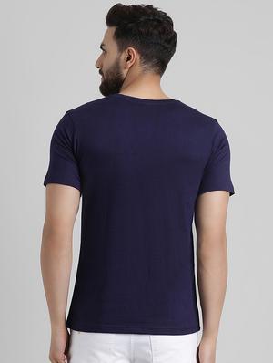 navy blue cotton t-shirt - 15871791 - Standard Image - 3