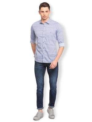blue printed casual shirt - 15871963 - Standard Image - 3