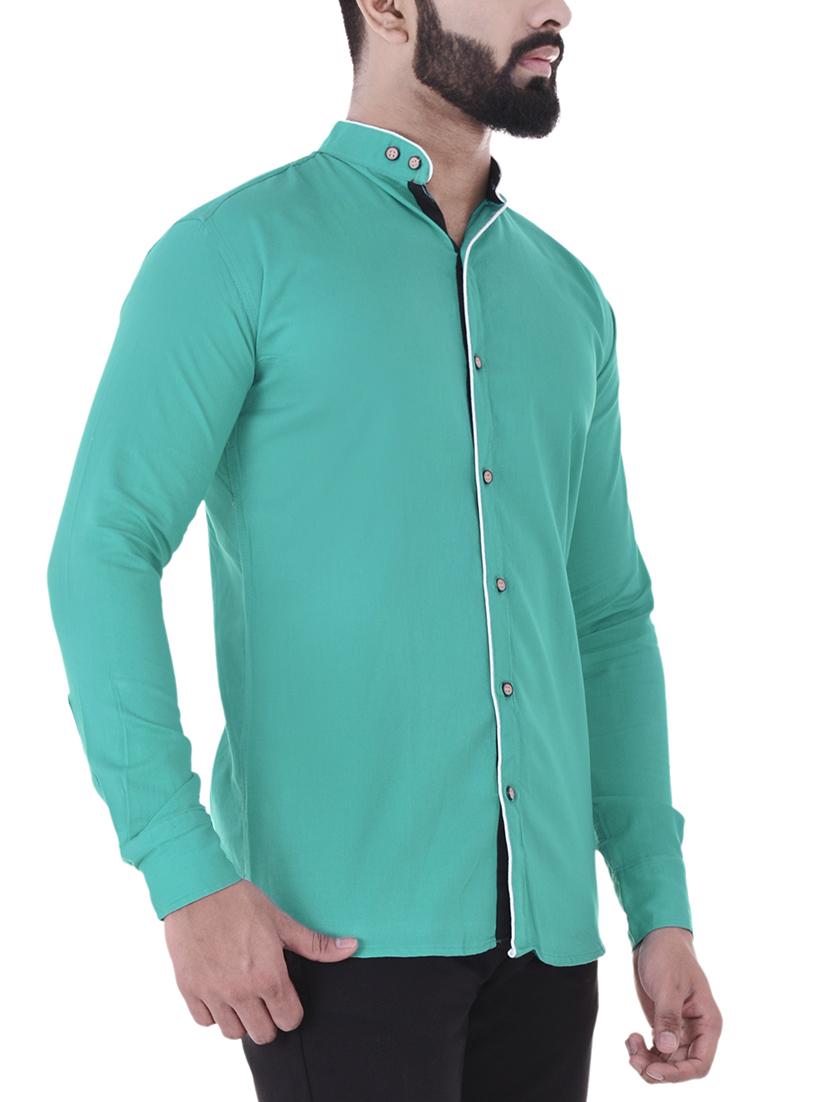 multicolor cotton blend casual shirt (set of 2) - 15873721 - Zoom Image - 3