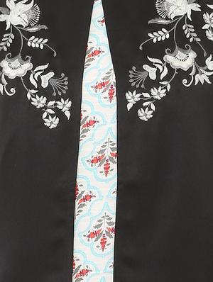 Contrast Embroidered shrug - 15873904 - Standard Image - 3