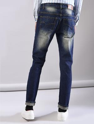 blue cotton ripped jeans - 15874897 - Standard Image - 3
