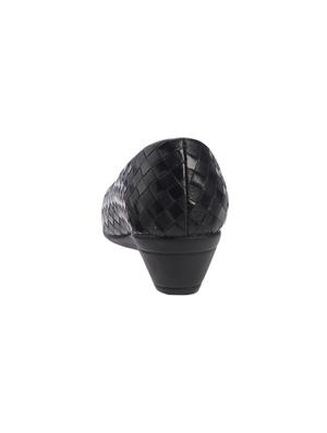 black slip on wedges - 15875172 - Standard Image - 3